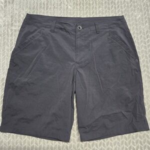 Under Armour Loose Fit Chino Golf Shorts Mens 36 Black Nylon Pockets Performance